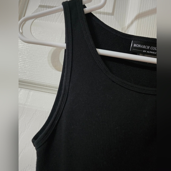 Alphalete Monarch Collection Ribbed Side Cut Out Bodysuit, Padded Cups, EUC! - Picture 6 of 15